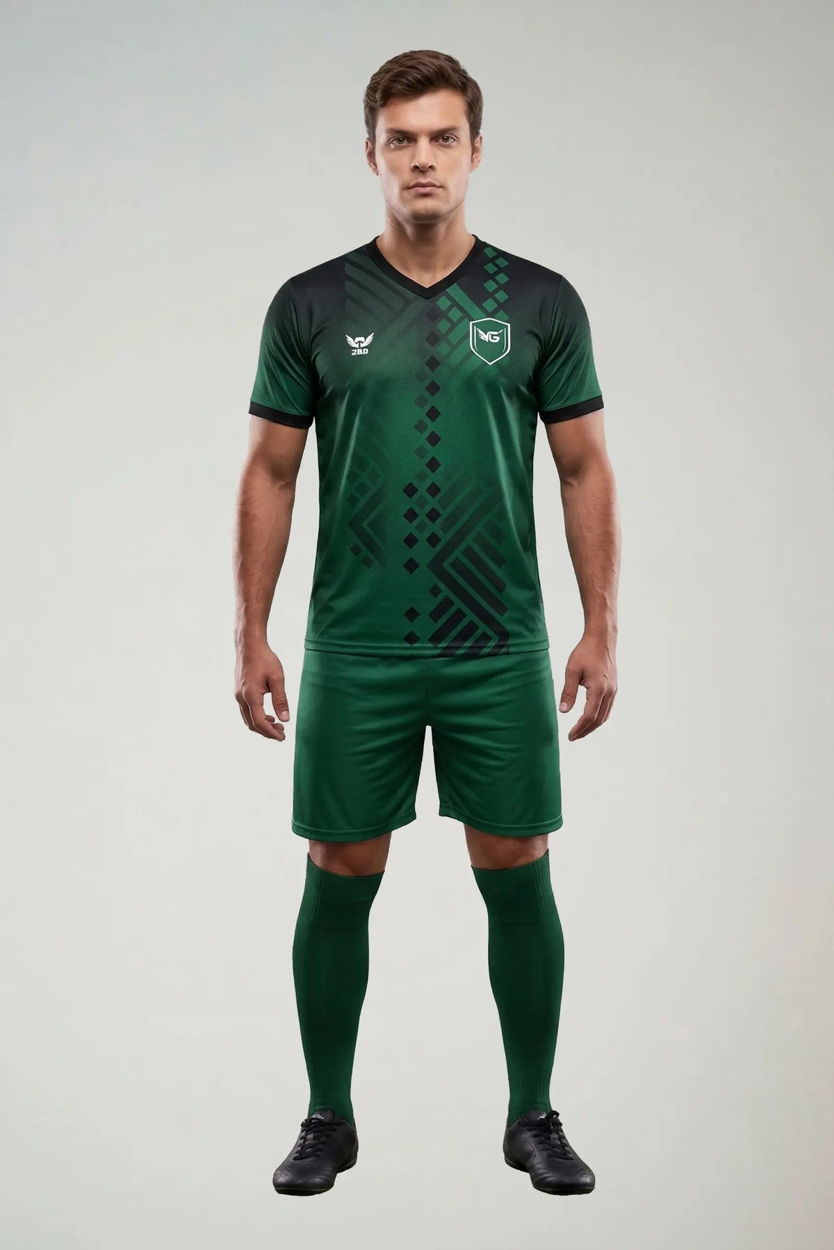Conjunto fardamento futegbol GOLD