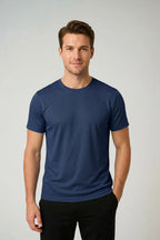Camiseta poliamida azul marinho