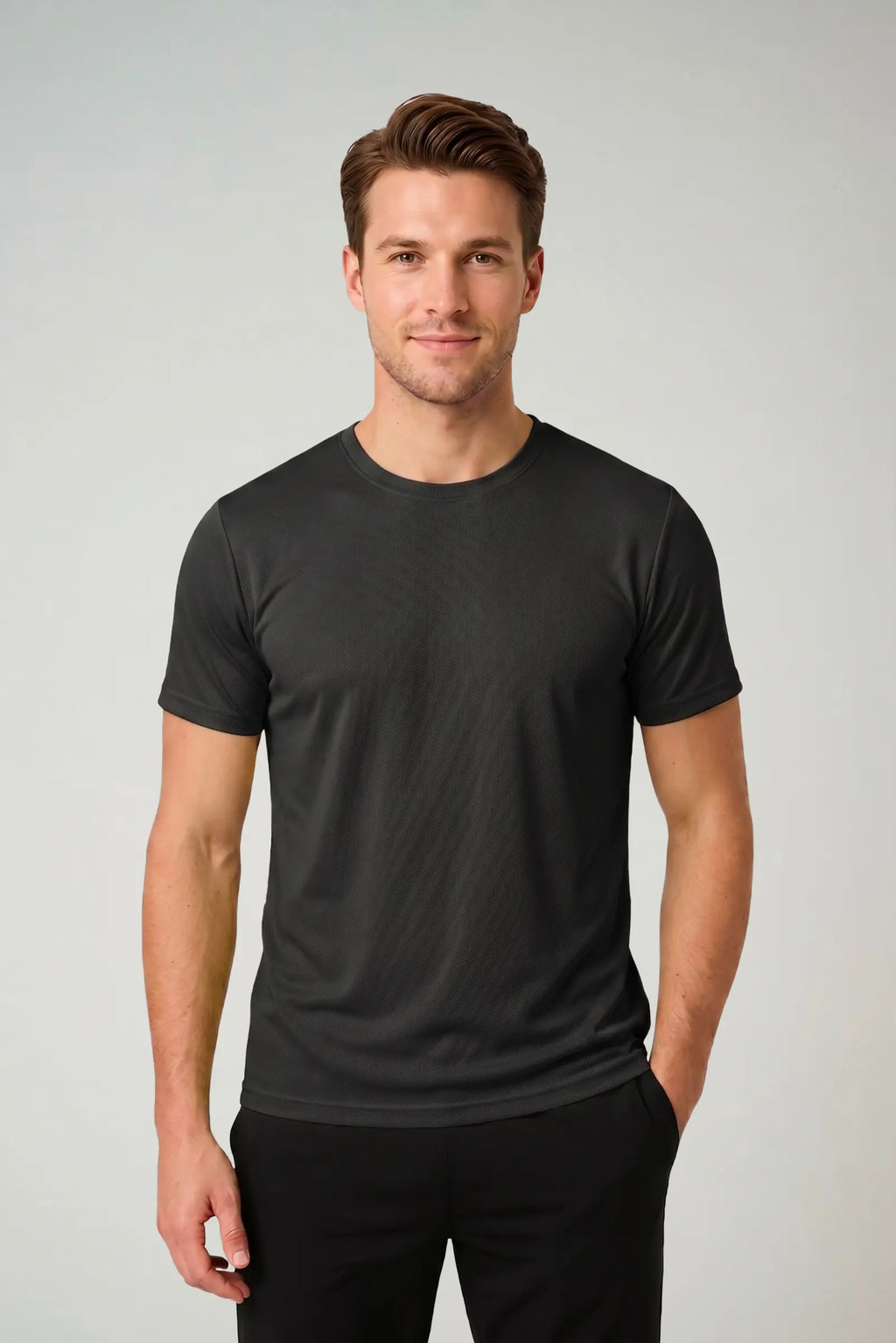 Camiseta poliamida preta