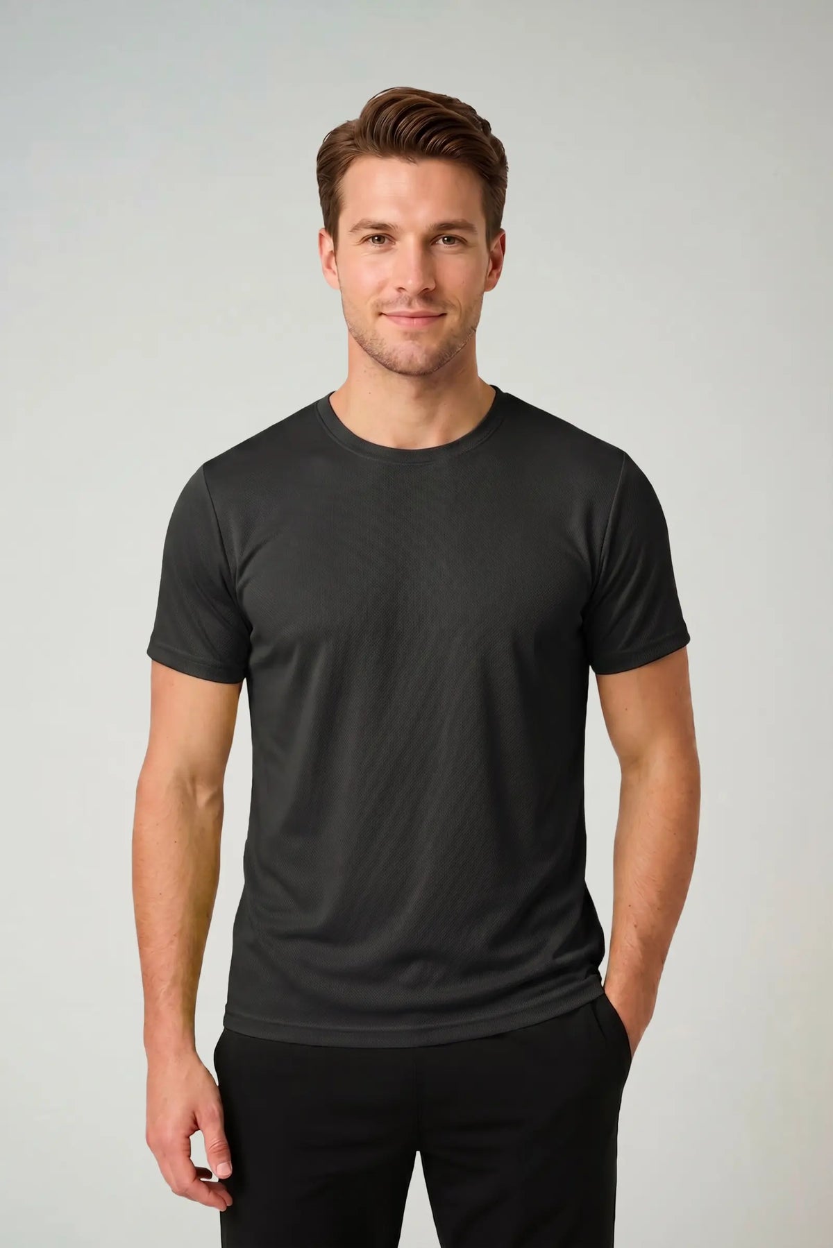 Camiseta poliamida preta