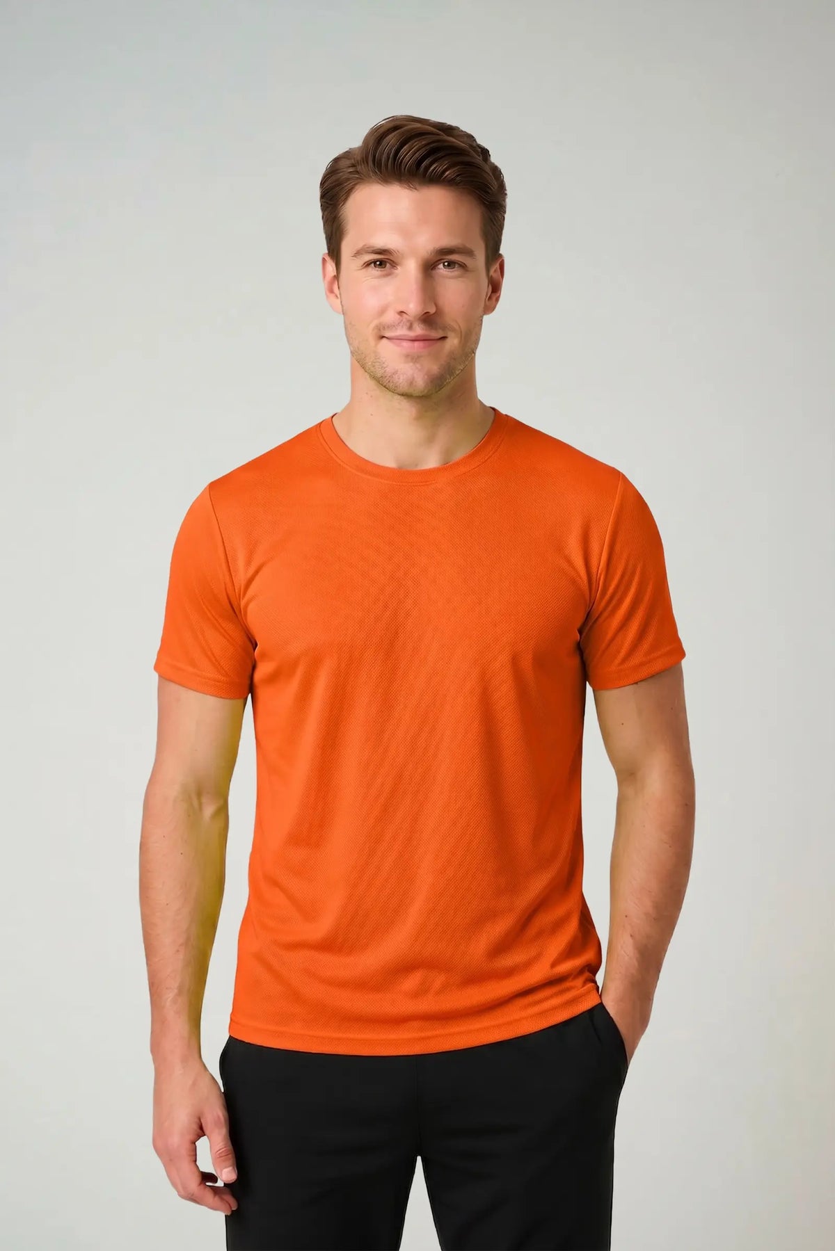 Camiseta poliamida tangerine