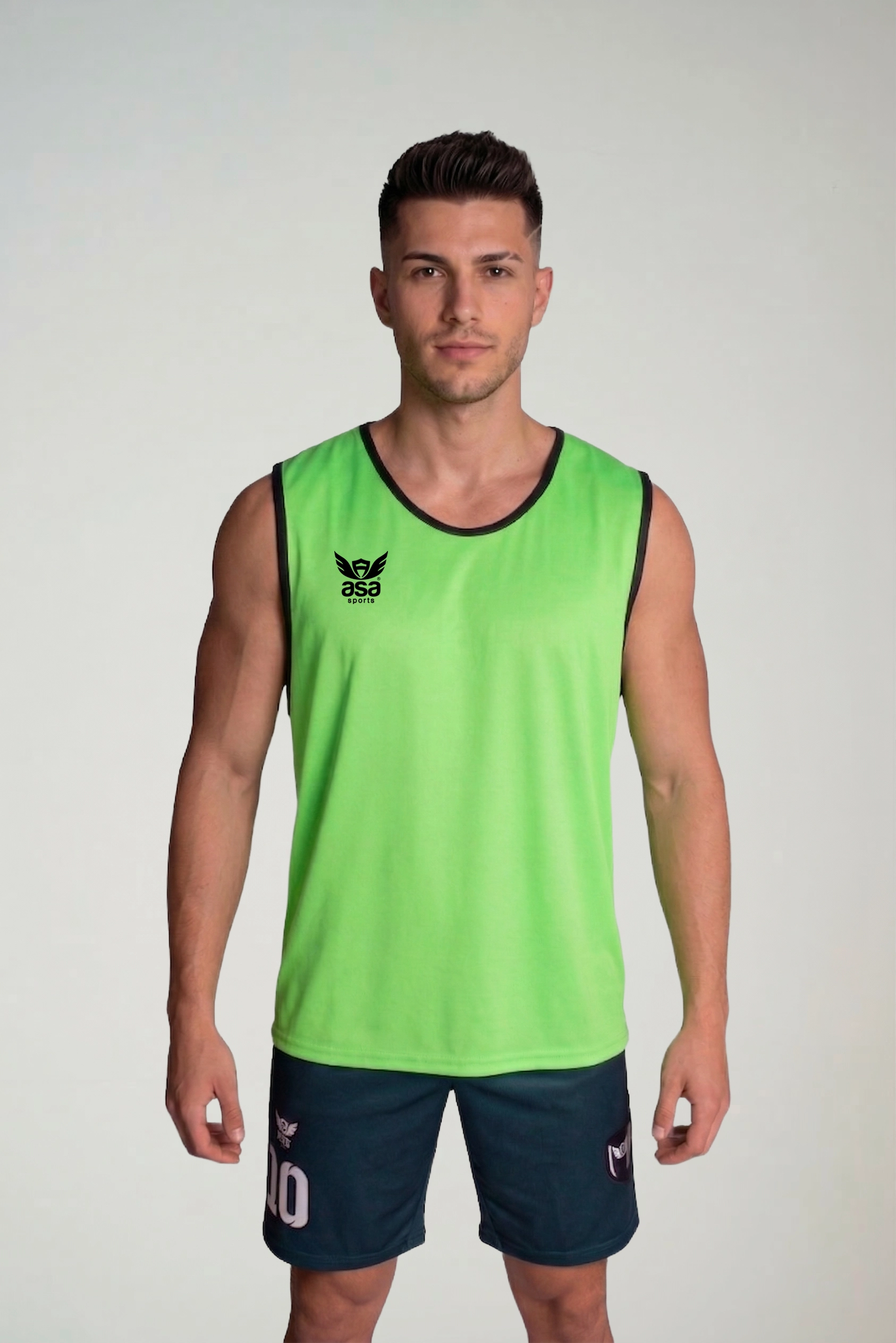 colete esportivo verde limão